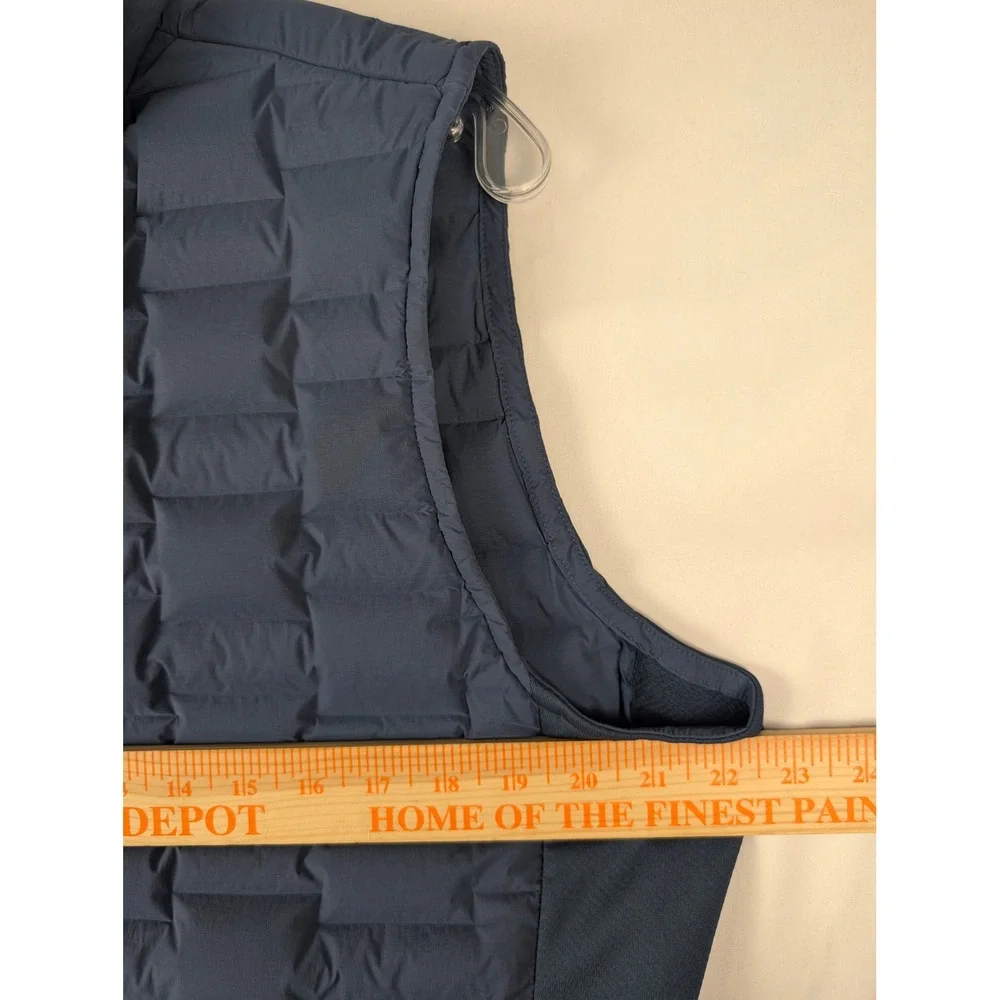 Adidas Frostguard Padded Vest Mens Medium Blue Full-Zip Golf